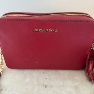 Michael Kors Red Crossbody Bag